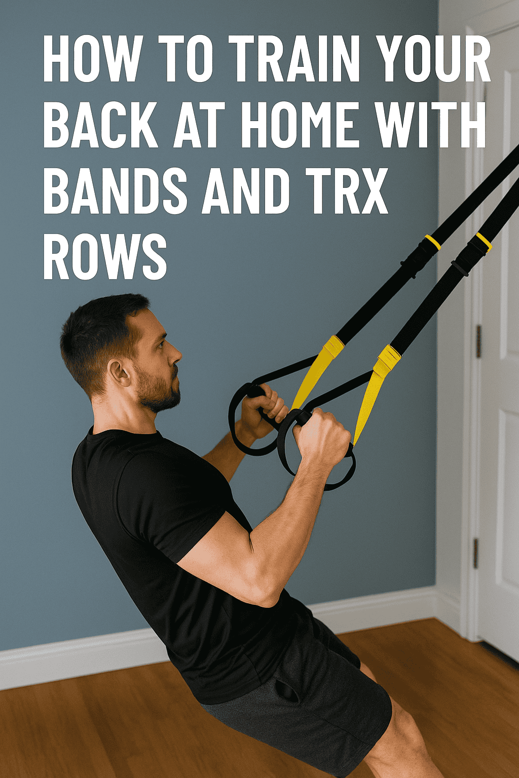 How to Train Your Back at Home with Bands and TRX Rows