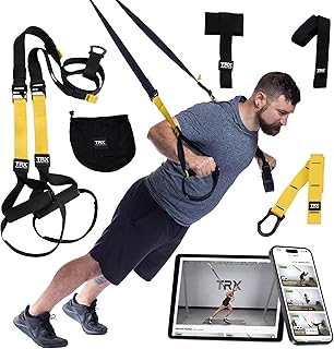 TRX suspension trainer travel kit with door anchor
