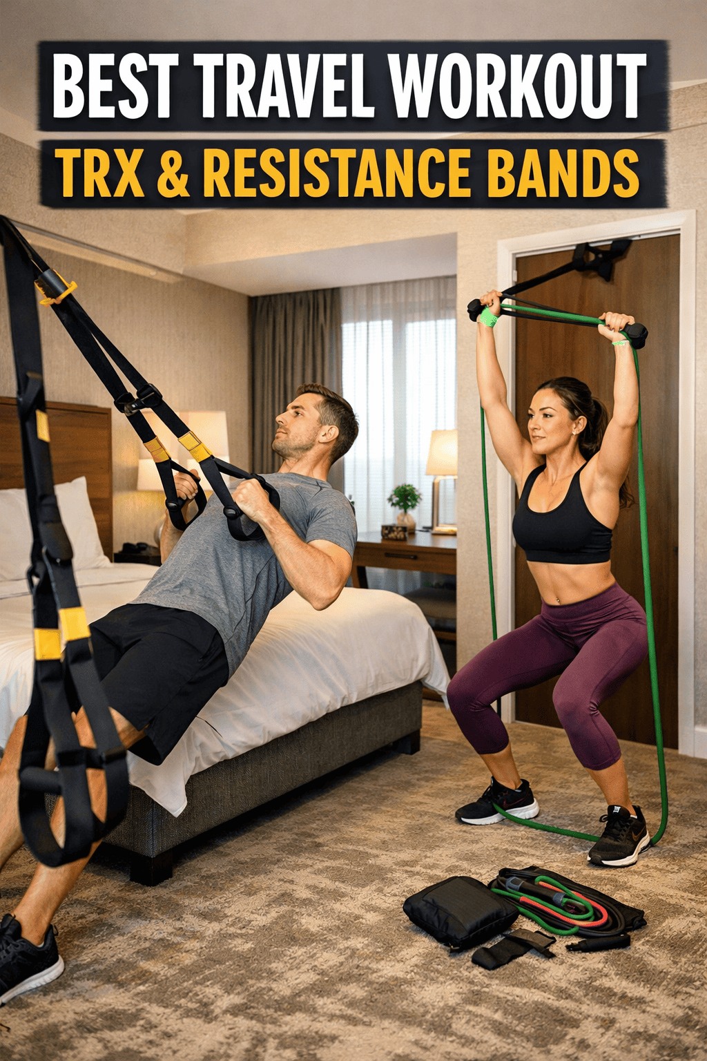 Best Travel Workout Combining TRX & Resistance Bands