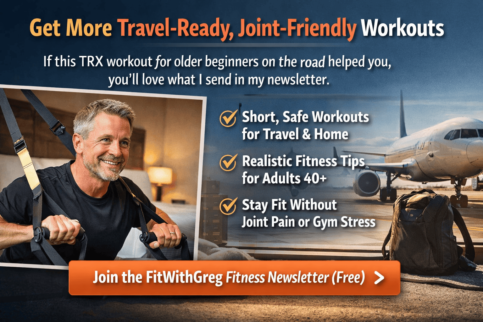 TRX Workout for Older Beginners on the Road