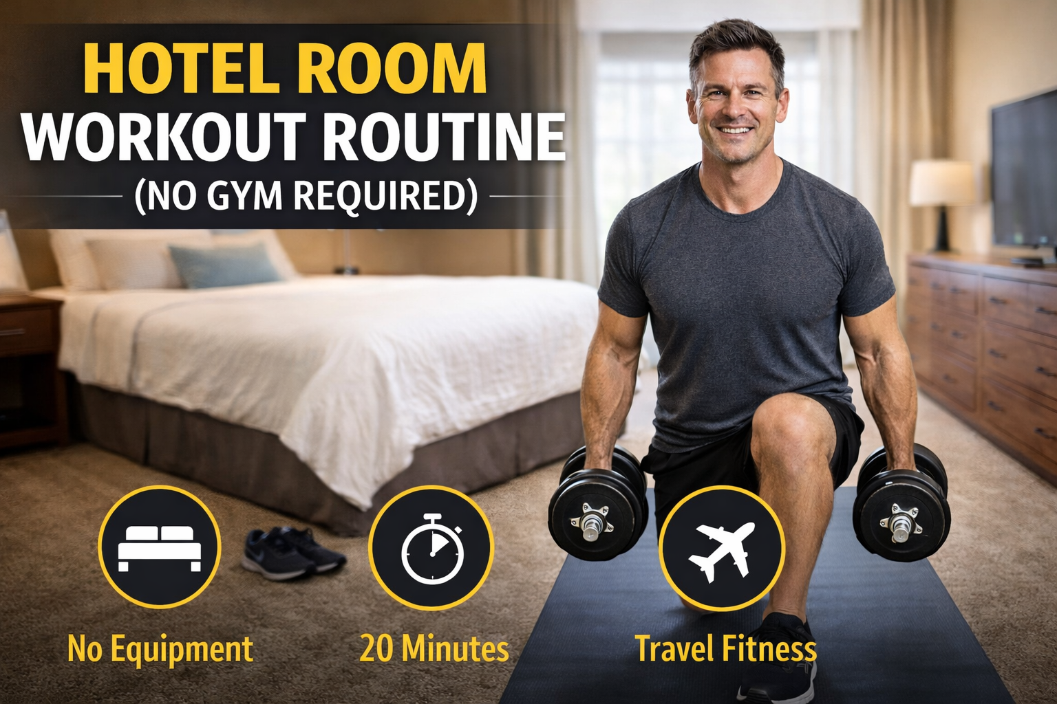 Hotel Room Workout Routine: Stay Fit While Traveling