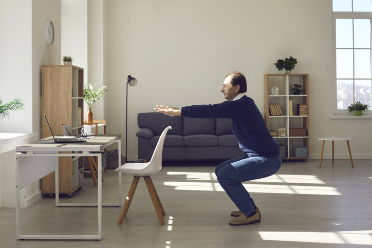 desk workout for busy professionals